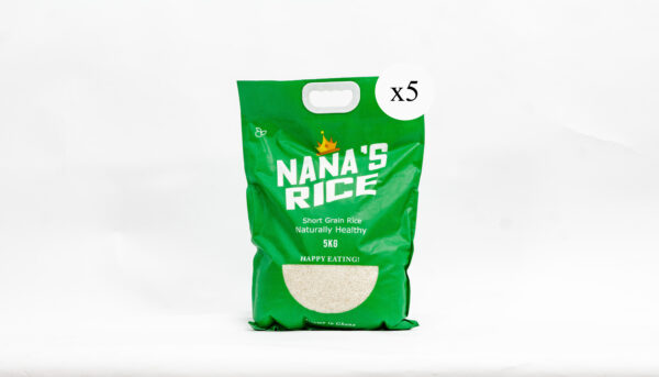 nana's rice short grain 5x5kg